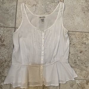 White tank top from Lucky Brand